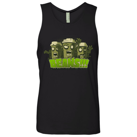 T-Shirts Black / Small Beans Men's Premium Tank Top