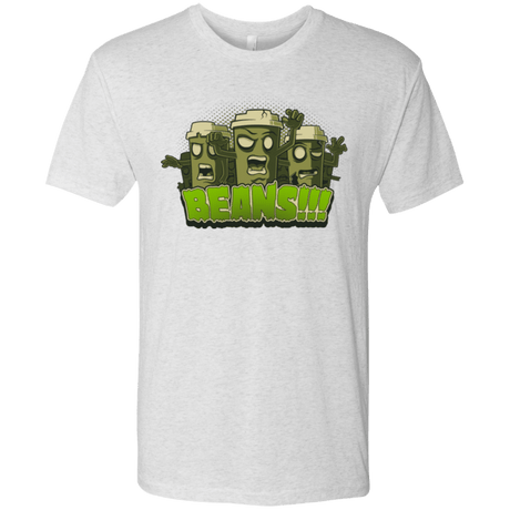 T-Shirts Heather White / Small Beans Men's Triblend T-Shirt