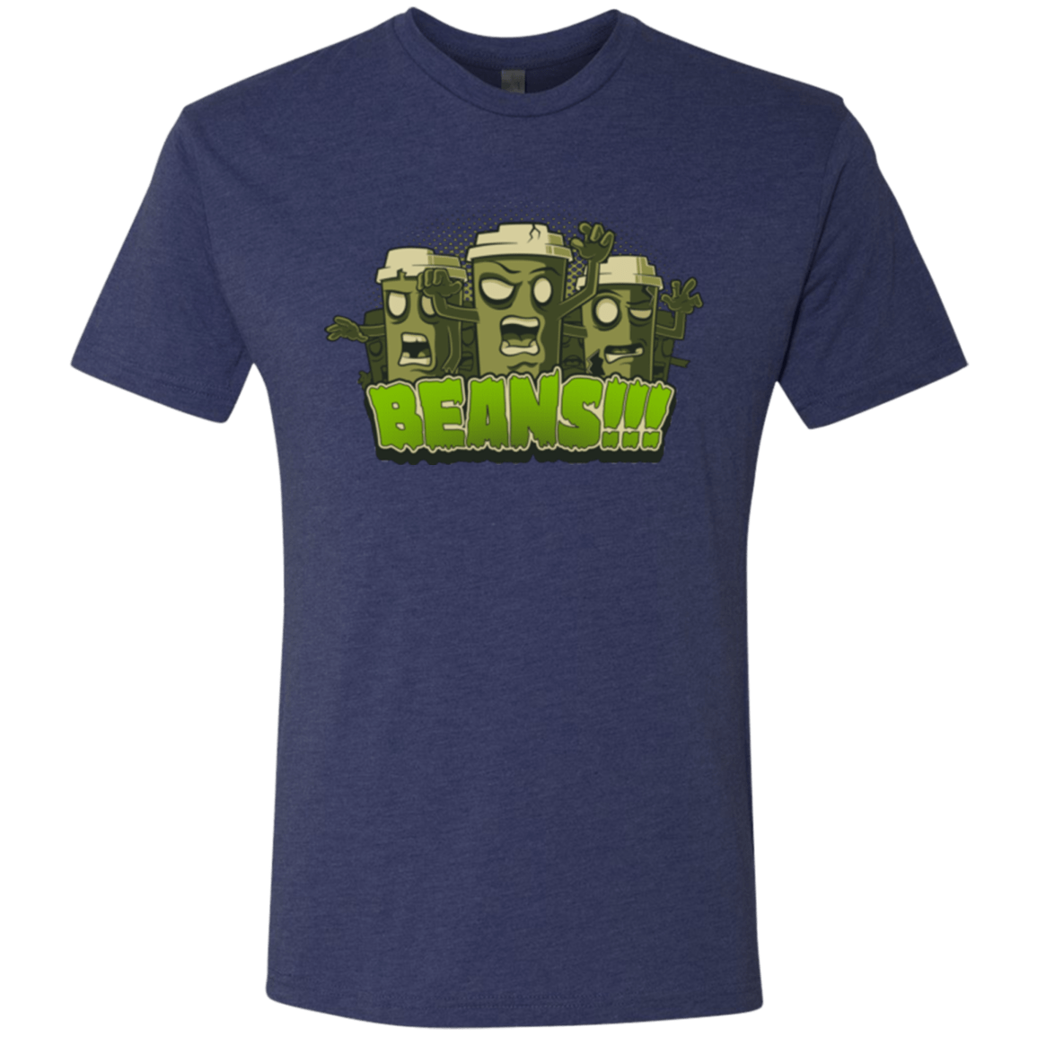 T-Shirts Vintage Navy / Small Beans Men's Triblend T-Shirt
