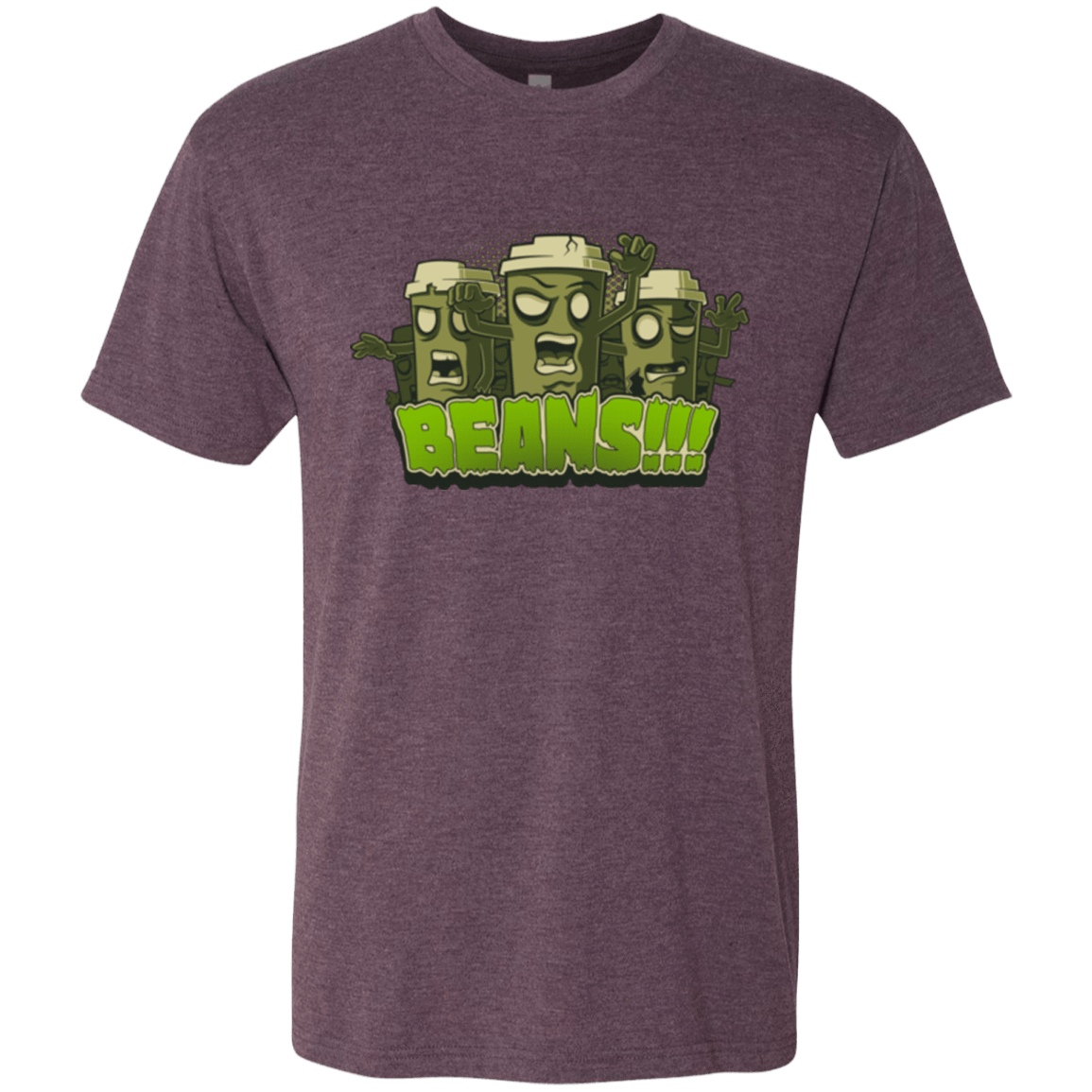 T-Shirts Vintage Purple / Small Beans Men's Triblend T-Shirt