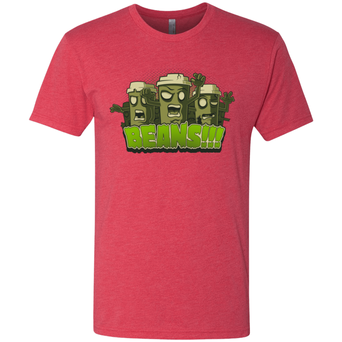 T-Shirts Vintage Red / Small Beans Men's Triblend T-Shirt