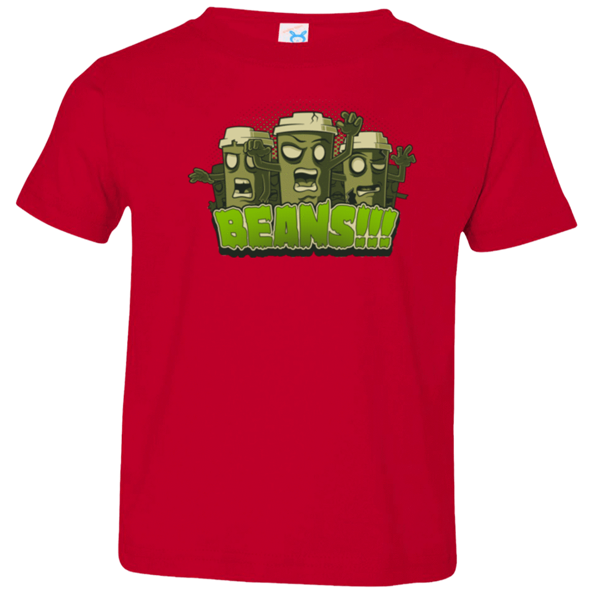T-Shirts Red / 2T Beans Toddler Premium T-Shirt