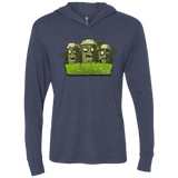 T-Shirts Vintage Navy / X-Small Beans Triblend Long Sleeve Hoodie Tee