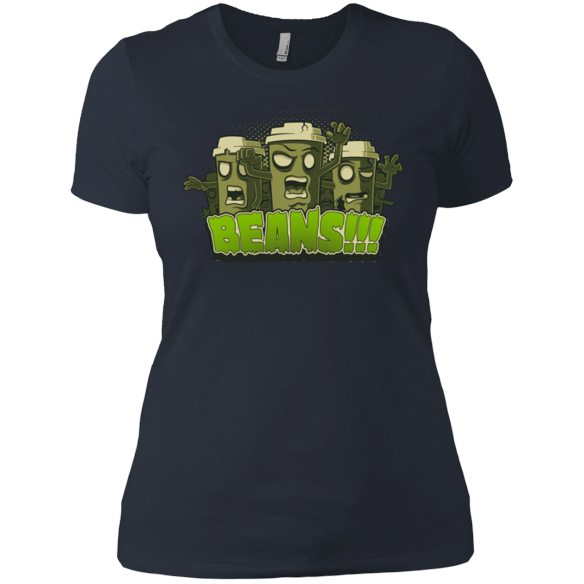 T-Shirts Indigo / X-Small Beans Women's Premium T-Shirt