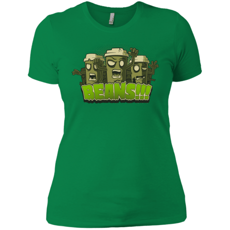 T-Shirts Kelly Green / X-Small Beans Women's Premium T-Shirt