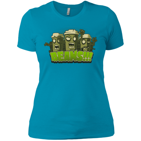 T-Shirts Turquoise / X-Small Beans Women's Premium T-Shirt