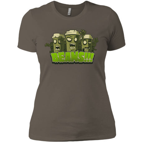 T-Shirts Warm Grey / X-Small Beans Women's Premium T-Shirt