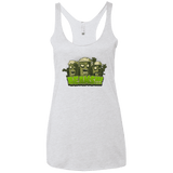 T-Shirts Heather White / X-Small Beans Women's Triblend Racerback Tank