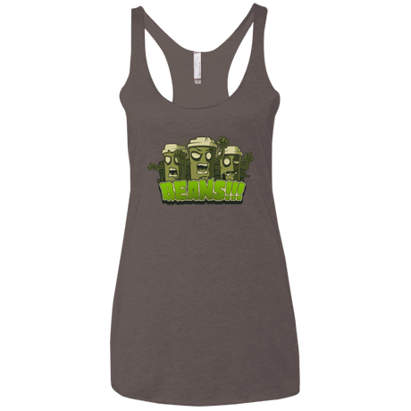 T-Shirts Macchiato / X-Small Beans Women's Triblend Racerback Tank