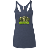 T-Shirts Vintage Navy / X-Small Beans Women's Triblend Racerback Tank