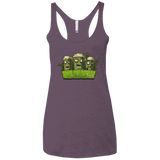 T-Shirts Vintage Purple / X-Small Beans Women's Triblend Racerback Tank