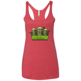 T-Shirts Vintage Red / X-Small Beans Women's Triblend Racerback Tank