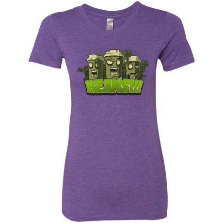 T-Shirts Purple Rush / Small Beans Women's Triblend T-Shirt