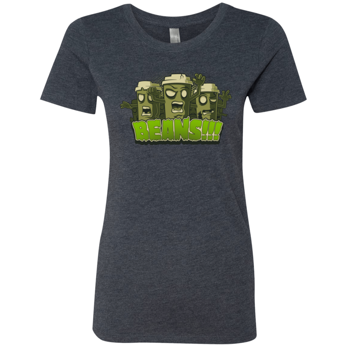 T-Shirts Vintage Navy / Small Beans Women's Triblend T-Shirt