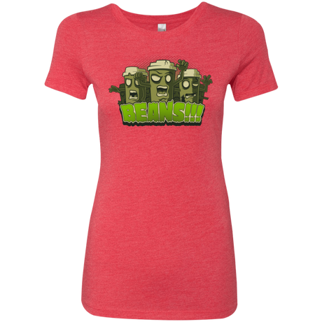 T-Shirts Vintage Red / Small Beans Women's Triblend T-Shirt