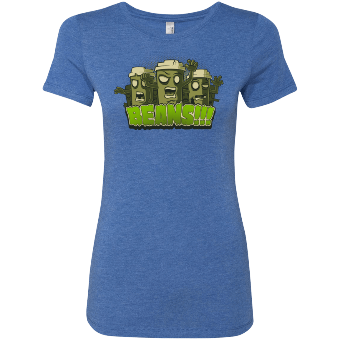 T-Shirts Vintage Royal / Small Beans Women's Triblend T-Shirt