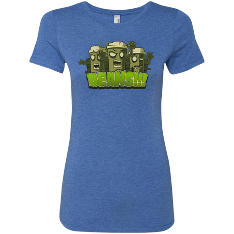 T-Shirts Vintage Royal / Small Beans Women's Triblend T-Shirt