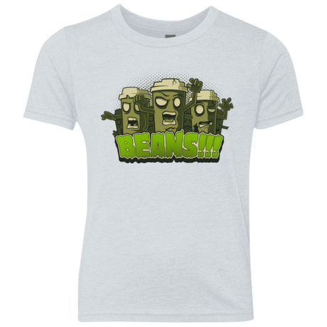 T-Shirts Heather White / YXS Beans Youth Triblend T-Shirt