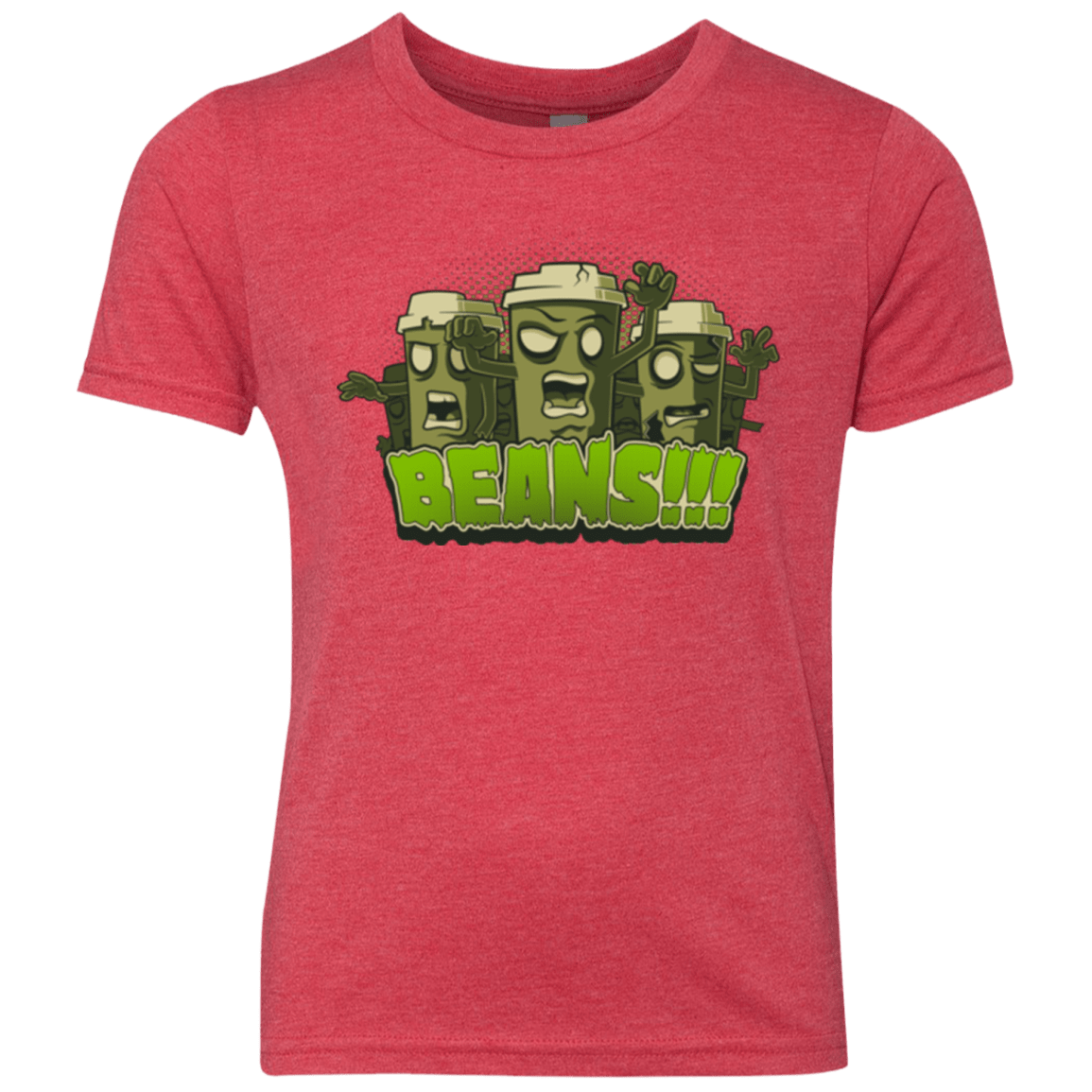 T-Shirts Vintage Red / YXS Beans Youth Triblend T-Shirt