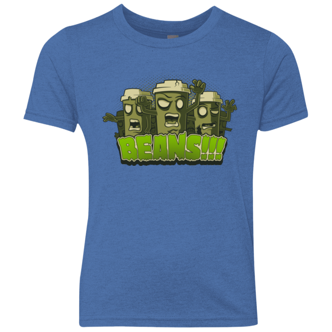 T-Shirts Vintage Royal / YXS Beans Youth Triblend T-Shirt
