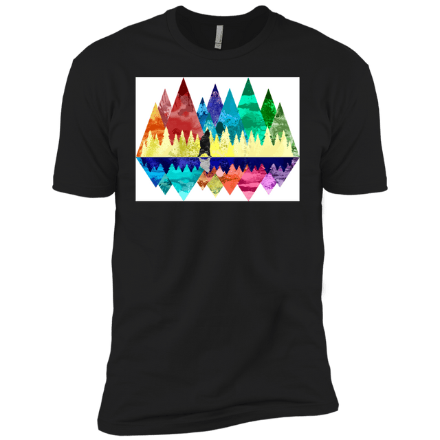 T-Shirts Black / YXS Bear Color Forest Boys Premium T-Shirt