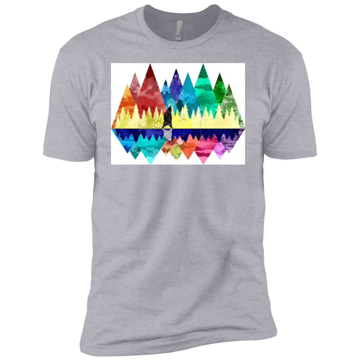 T-Shirts Heather Grey / YXS Bear Color Forest Boys Premium T-Shirt