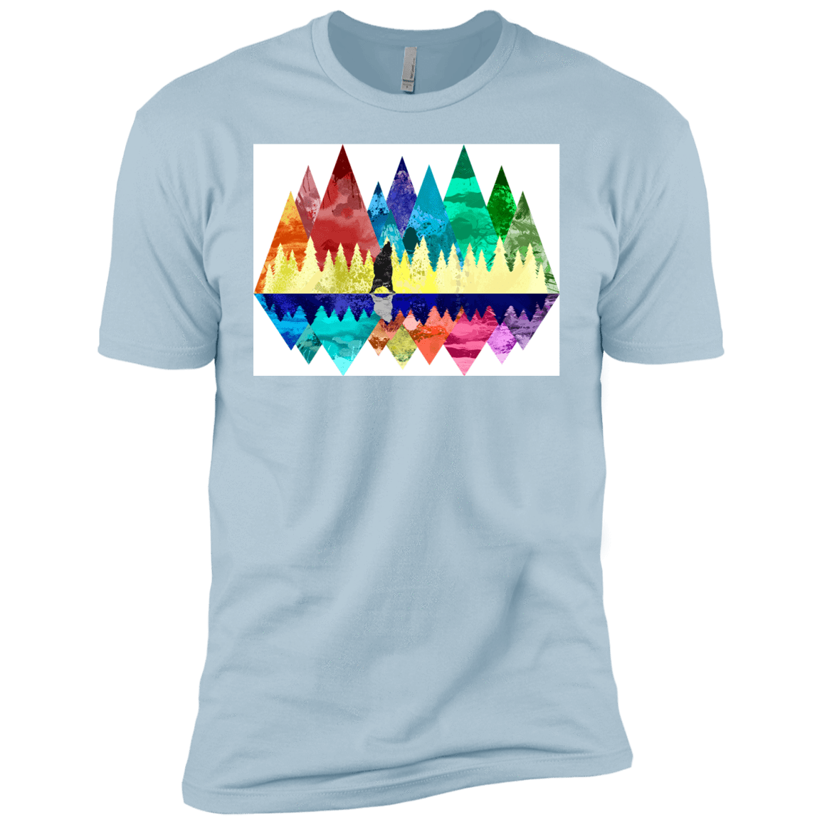 T-Shirts Light Blue / YXS Bear Color Forest Boys Premium T-Shirt