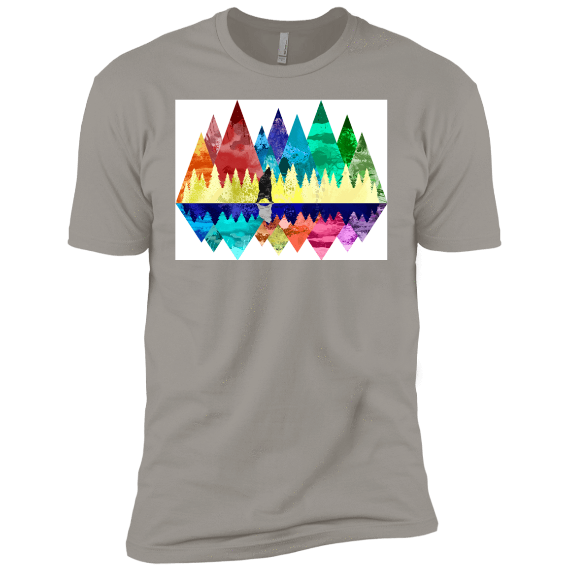 T-Shirts Light Grey / YXS Bear Color Forest Boys Premium T-Shirt