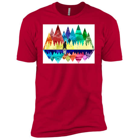 T-Shirts Red / YXS Bear Color Forest Boys Premium T-Shirt
