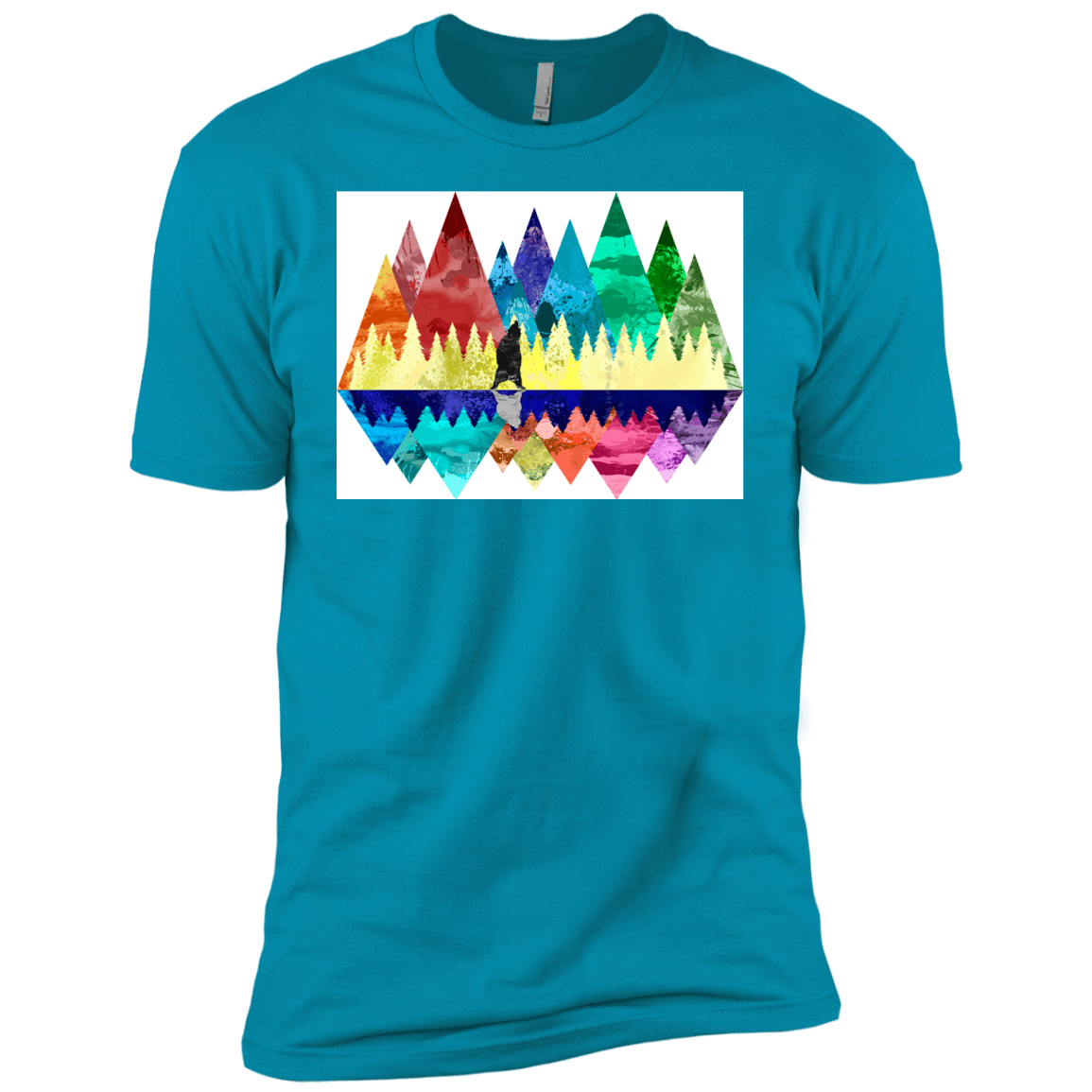 T-Shirts Turquoise / YXS Bear Color Forest Boys Premium T-Shirt