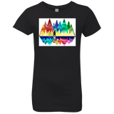 T-Shirts Black / YXS Bear Color Forest Girls Premium T-Shirt