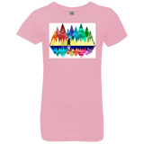 T-Shirts Light Pink / YXS Bear Color Forest Girls Premium T-Shirt