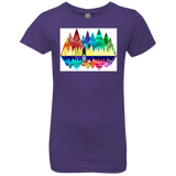 T-Shirts Purple Rush / YXS Bear Color Forest Girls Premium T-Shirt