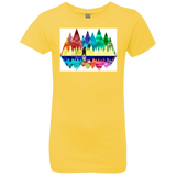 T-Shirts Vibrant Yellow / YXS Bear Color Forest Girls Premium T-Shirt