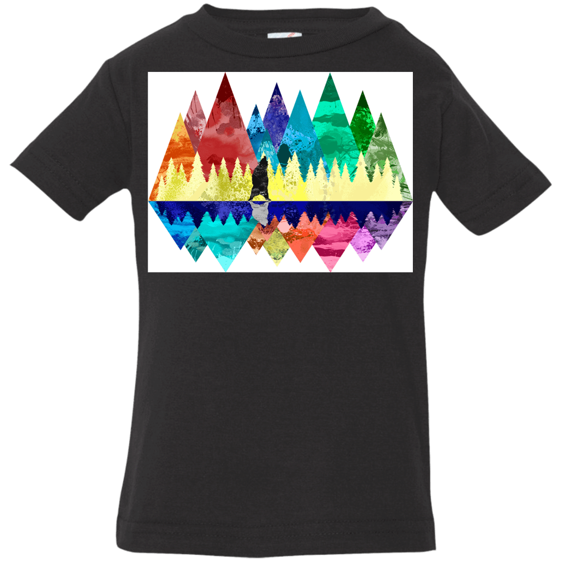 T-Shirts Black / 6 Months Bear Color Forest Infant Premium T-Shirt