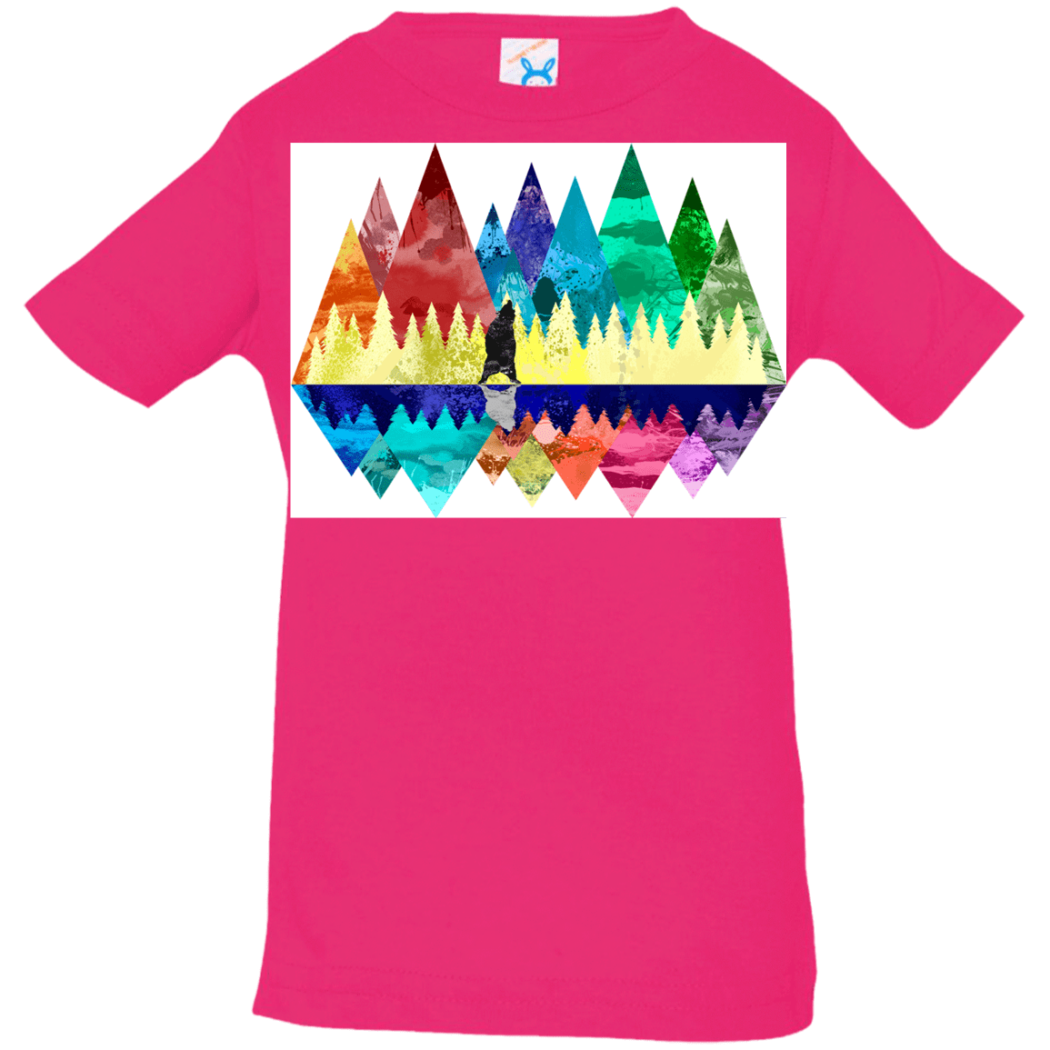 T-Shirts Hot Pink / 6 Months Bear Color Forest Infant Premium T-Shirt