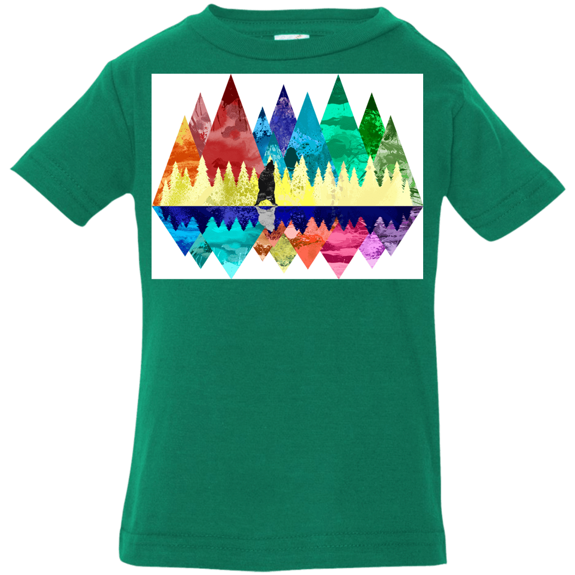 T-Shirts Kelly / 6 Months Bear Color Forest Infant Premium T-Shirt