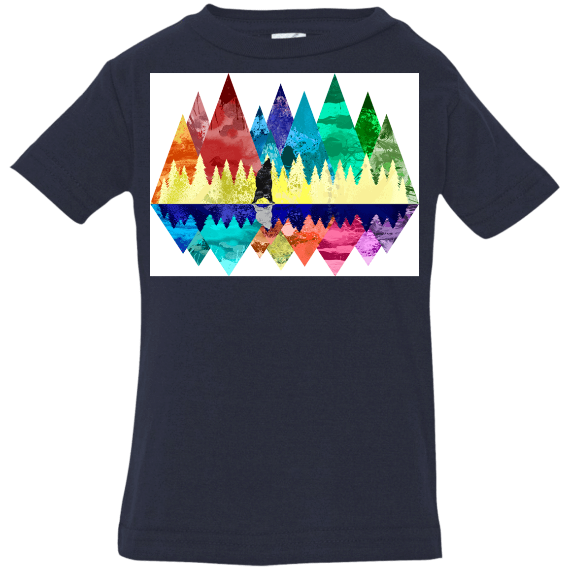 T-Shirts Navy / 6 Months Bear Color Forest Infant Premium T-Shirt