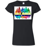 T-Shirts Black / S Bear Color Forest Junior Slimmer-Fit T-Shirt