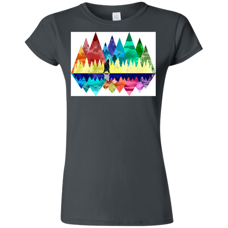 T-Shirts Charcoal / S Bear Color Forest Junior Slimmer-Fit T-Shirt