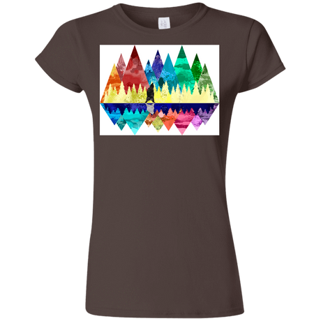 T-Shirts Dark Chocolate / S Bear Color Forest Junior Slimmer-Fit T-Shirt