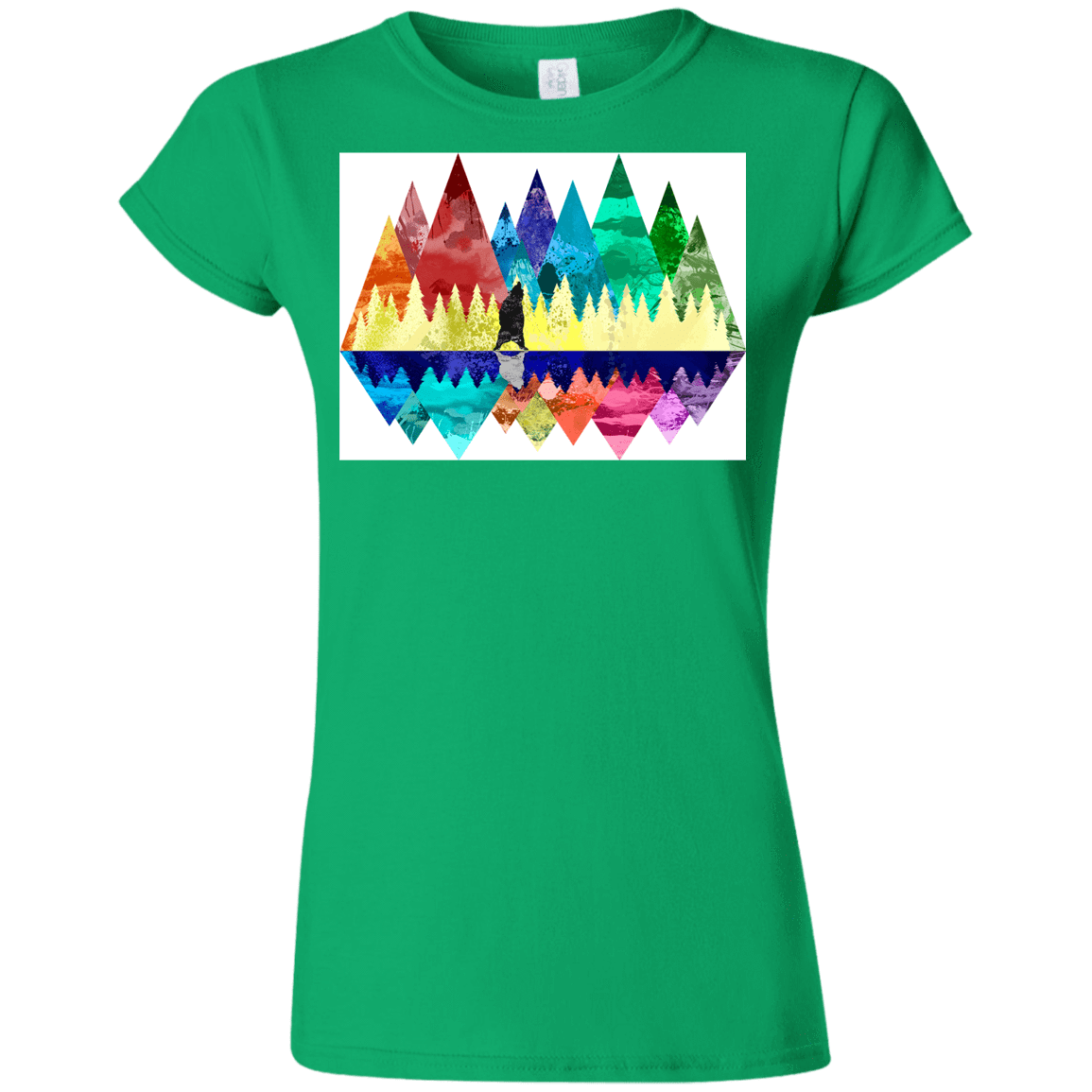 T-Shirts Irish Green / S Bear Color Forest Junior Slimmer-Fit T-Shirt