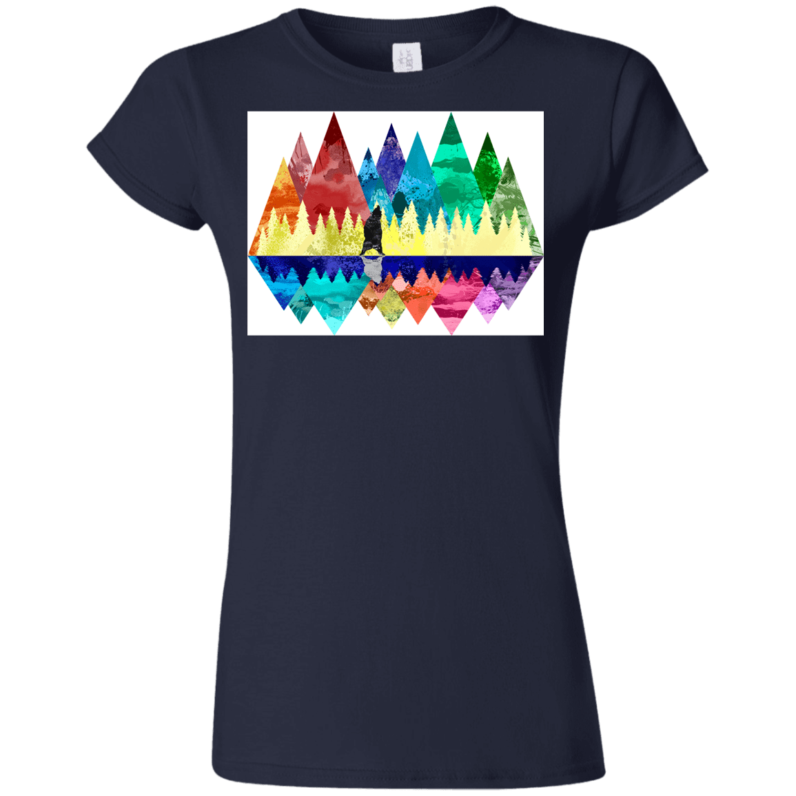 T-Shirts Navy / S Bear Color Forest Junior Slimmer-Fit T-Shirt