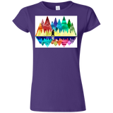 T-Shirts Purple / S Bear Color Forest Junior Slimmer-Fit T-Shirt