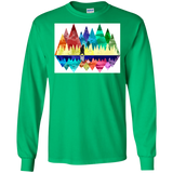 T-Shirts Irish Green / S Bear Color Forest Men's Long Sleeve T-Shirt