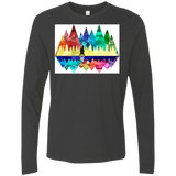 T-Shirts Heavy Metal / S Bear Color Forest Men's Premium Long Sleeve