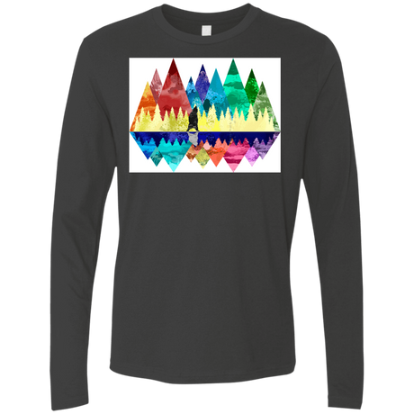 T-Shirts Heavy Metal / S Bear Color Forest Men's Premium Long Sleeve