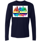 T-Shirts Midnight Navy / S Bear Color Forest Men's Premium Long Sleeve