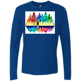 T-Shirts Royal / S Bear Color Forest Men's Premium Long Sleeve