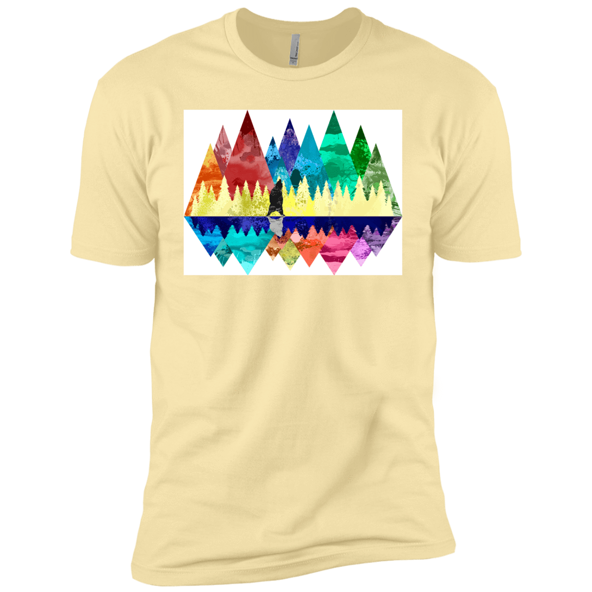 T-Shirts Banana Cream / X-Small Bear Color Forest Men's Premium T-Shirt